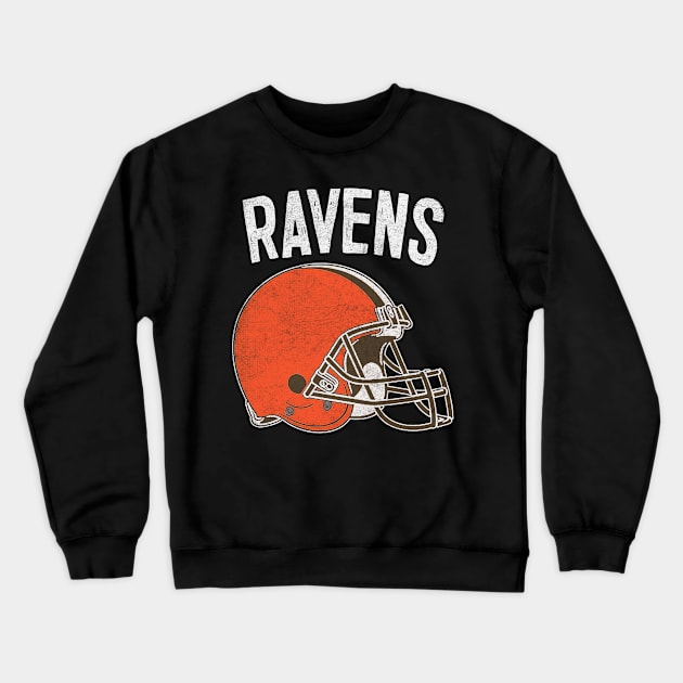 Browns/Ravens Meme Mashup Design Crewneck Sweatshirt by DankFutura